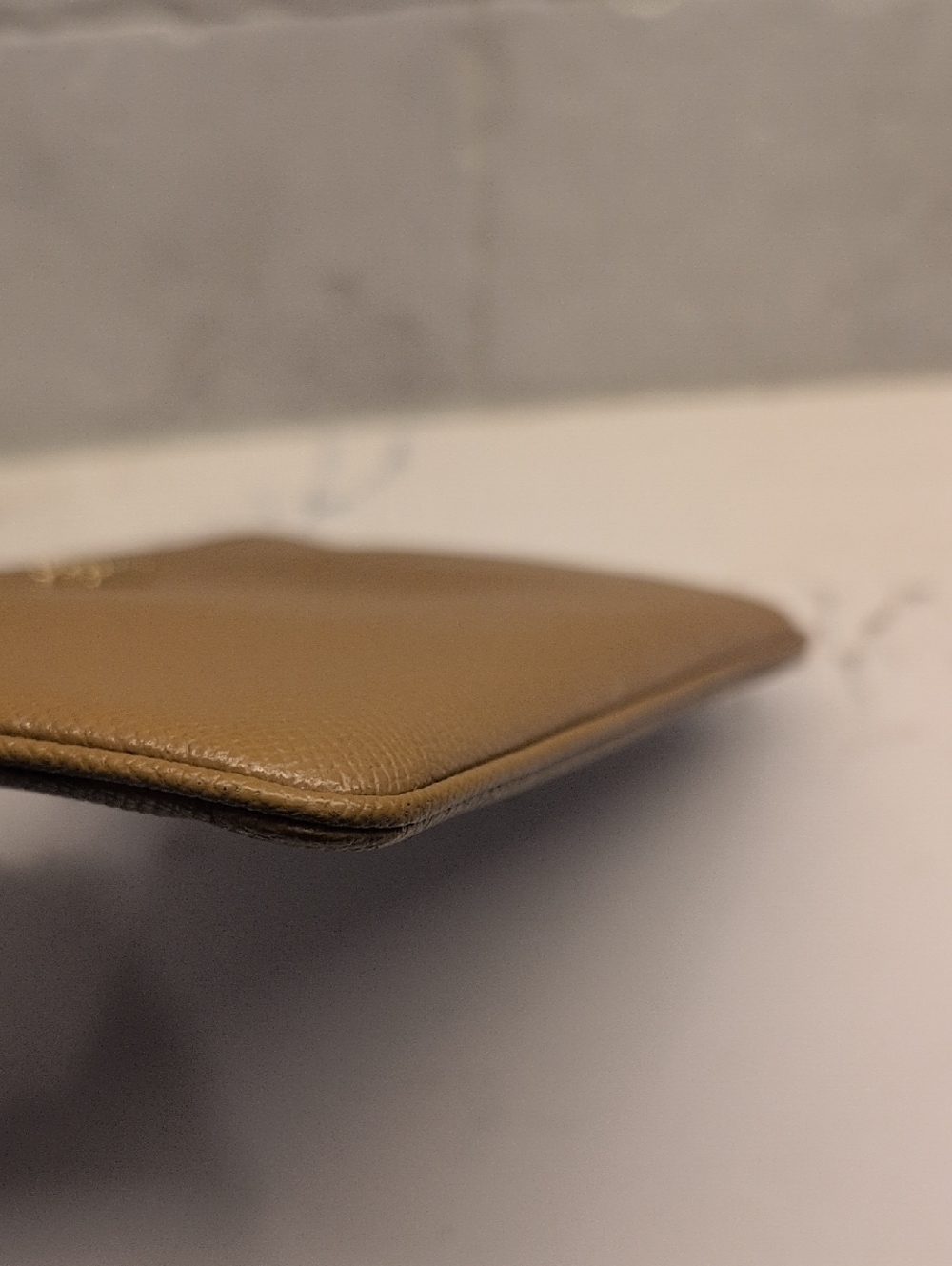 Coach Leather Zip Wallet - EUC - Tan 8x5 Inches - Picture 4 of 9